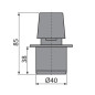 Abwasser Rohrbelüfter Ø40 Belüftungsventil HT KG Rohre