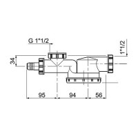 Niedriges Siphon Modell Espace und Universal Siphon Set