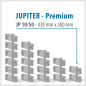 JUPITER  PREMIUM Silver - BADHEIZKÖRPER MITTELANSCHLUSS HEIZKÖRPER