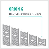 Orion-G Weiß - Badheizkörper Handtuchheizkörper Handtuchheizung Handtuchheizer