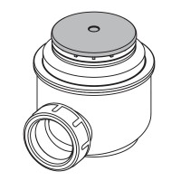 Dusche Ablaufgarnitur DN 60 Ablaufbogen Geruchsverschluss Siphon Sifon Duschtassse Garnitur Weiss