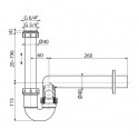 Ablauf für Kondensat DN40 Siphon Sifon Trichter Tropfsiphon Ablauftrichter Heizung Leck Wasser