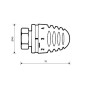 Thermostat HERZ Mini Thermostatkopf M 28x1,5 Kopf Ventil Heizung Heizkörper Fühler
