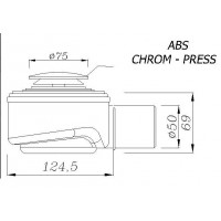 Dusche Ablaufgarnitur DN 50  Chrom  Stopfen  60 l/min Ablaufbogen Geruchsverschluss Siphon Sifon Duschtassse Garnitur