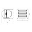 Luftheizer 10 kW Lufterhitzer Hallenheizung Luftheizung Heizgebläse  inkl. Montagekonsolle