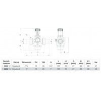 HERZ Druckminderer Druckregler 1" Manometer Wasserdruckminderer