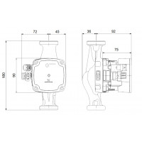 Hocheffizienzpumpe Grundfos UPM3 25-70 180 Heizungspumpe Umwälzpumpe